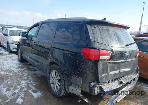 2016 Kia Sedona Lx из США, поврежденный, VIN KNDMB5C18G6134629